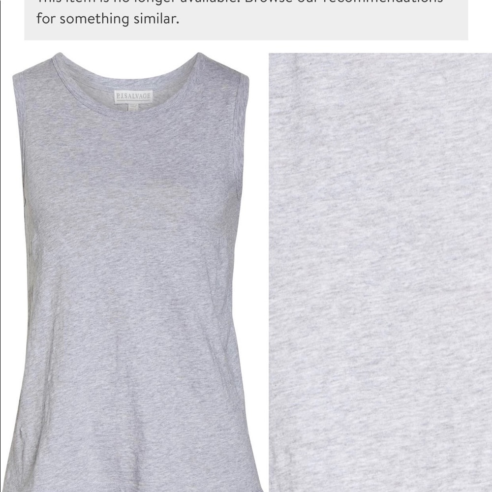 PJ salvage every day tank. Womens size M . Heather grey